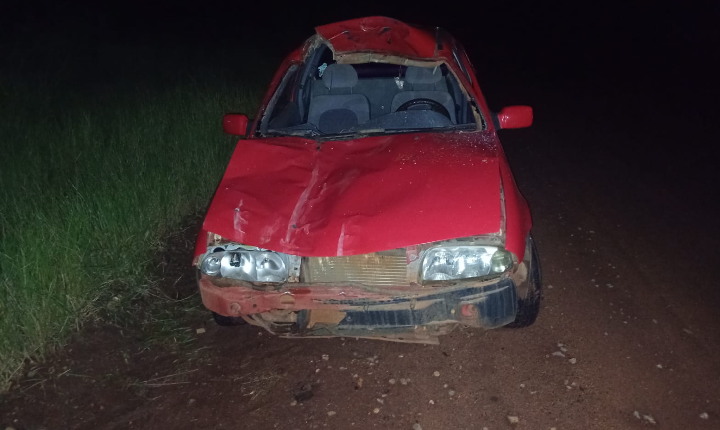 Colisão entre carro e cavalo deixa homem ferido na ERS-403, no interior de Rio Pardo