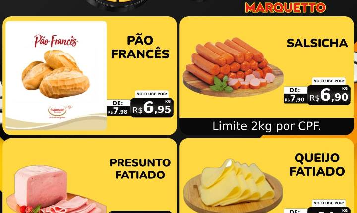Comece a semana economizando no Marquetto