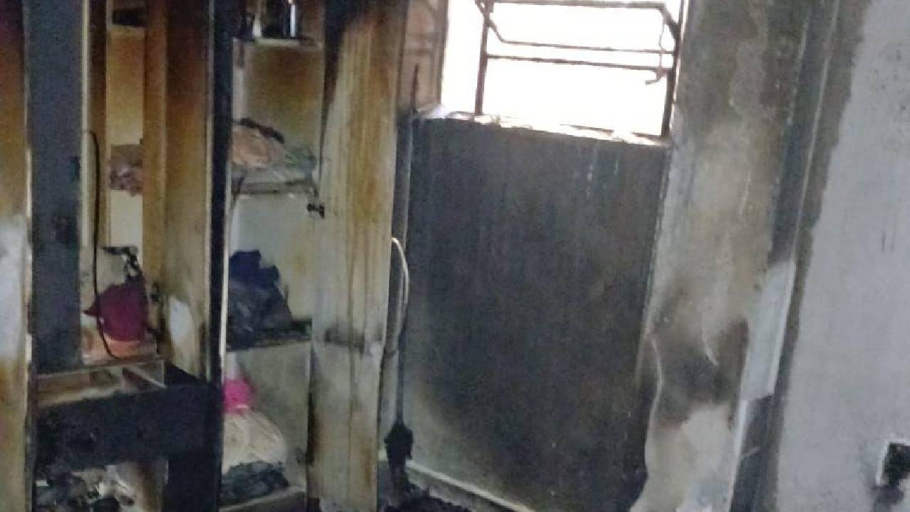 Entre fumaça, cinzas e perdas: veja como ficou o apartamento atingido pelo incêndio