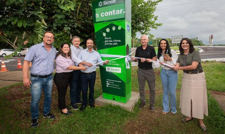 Lago Dourado é contemplado com uma estação de hidratação do Sicredi