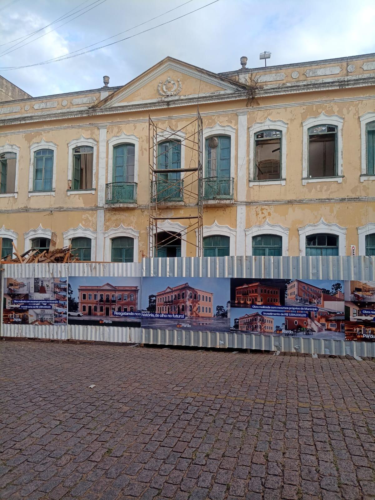 Está começando a restauração