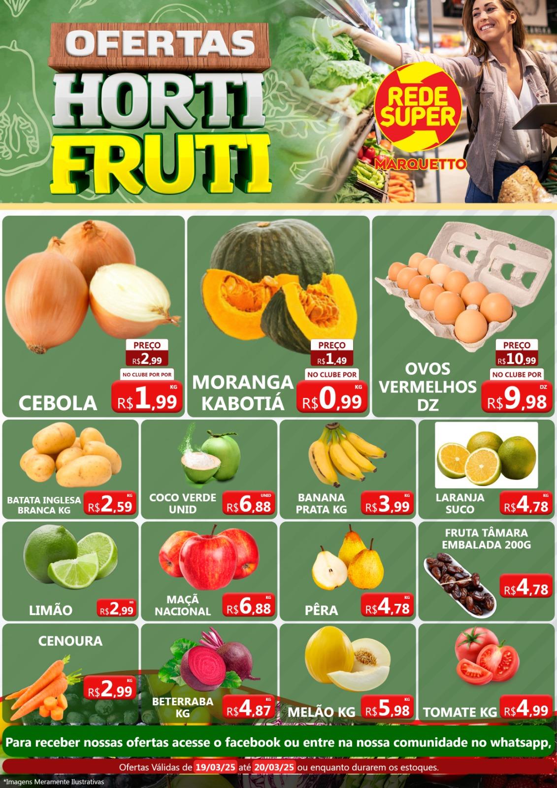 Ofertas para esta quarta e quinta no Marquetto