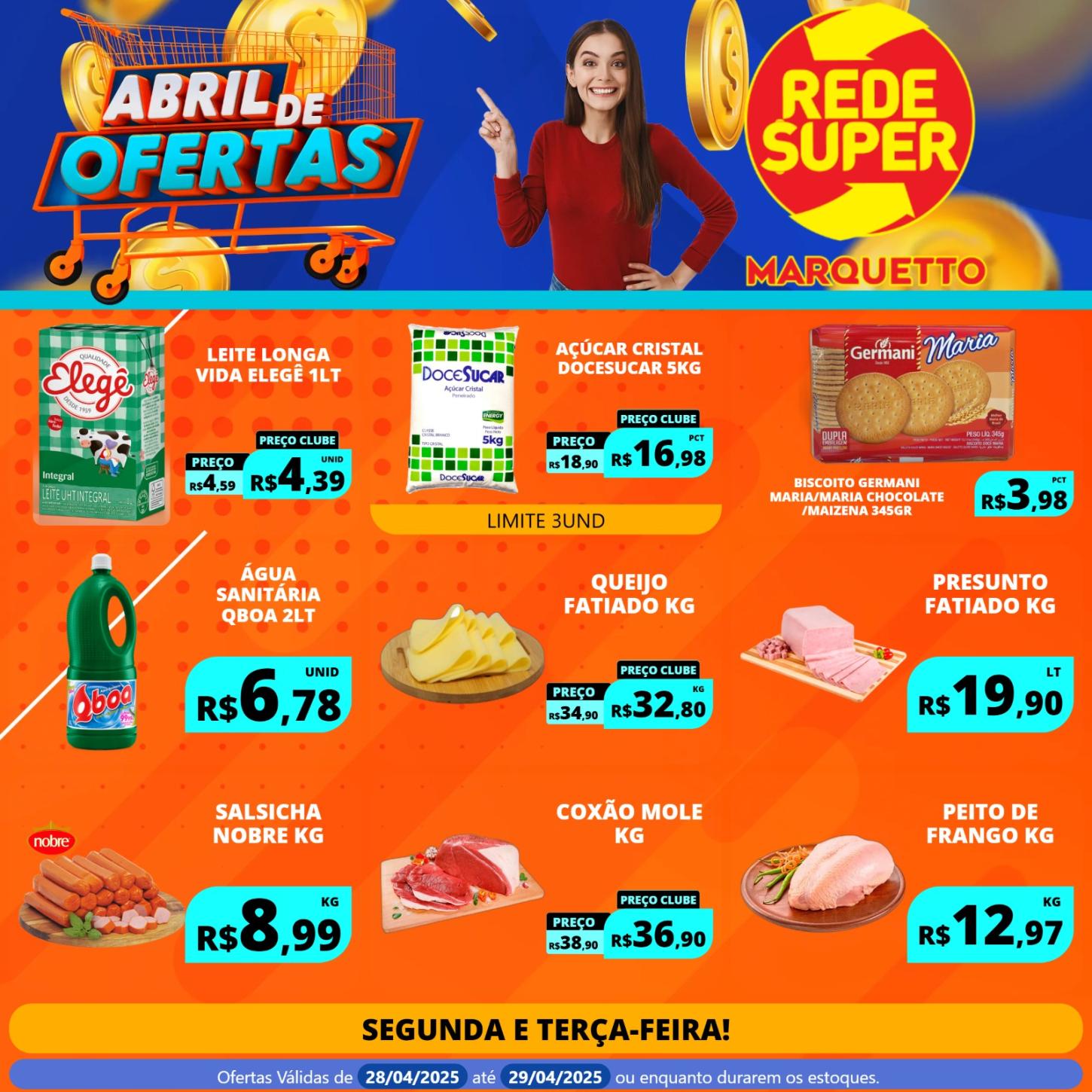 Comece a semana economizando no Marquetto