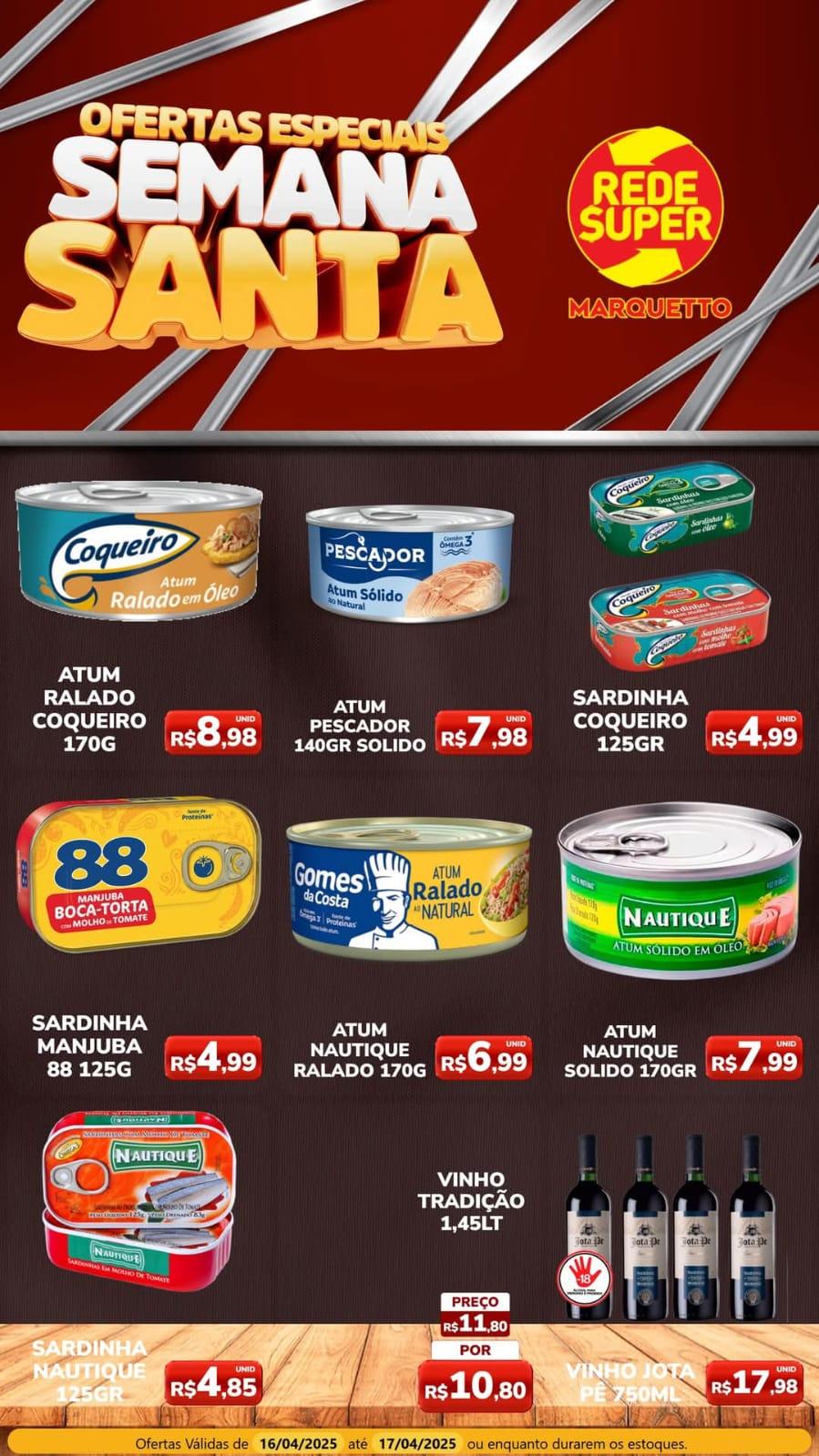 Páscoa, pescados, hortifruti, carnes e muito mais