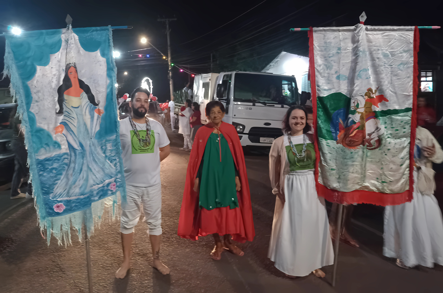 São Jorge, Ogum para a matriz africana, recebeu homenagens em Rio Pardo