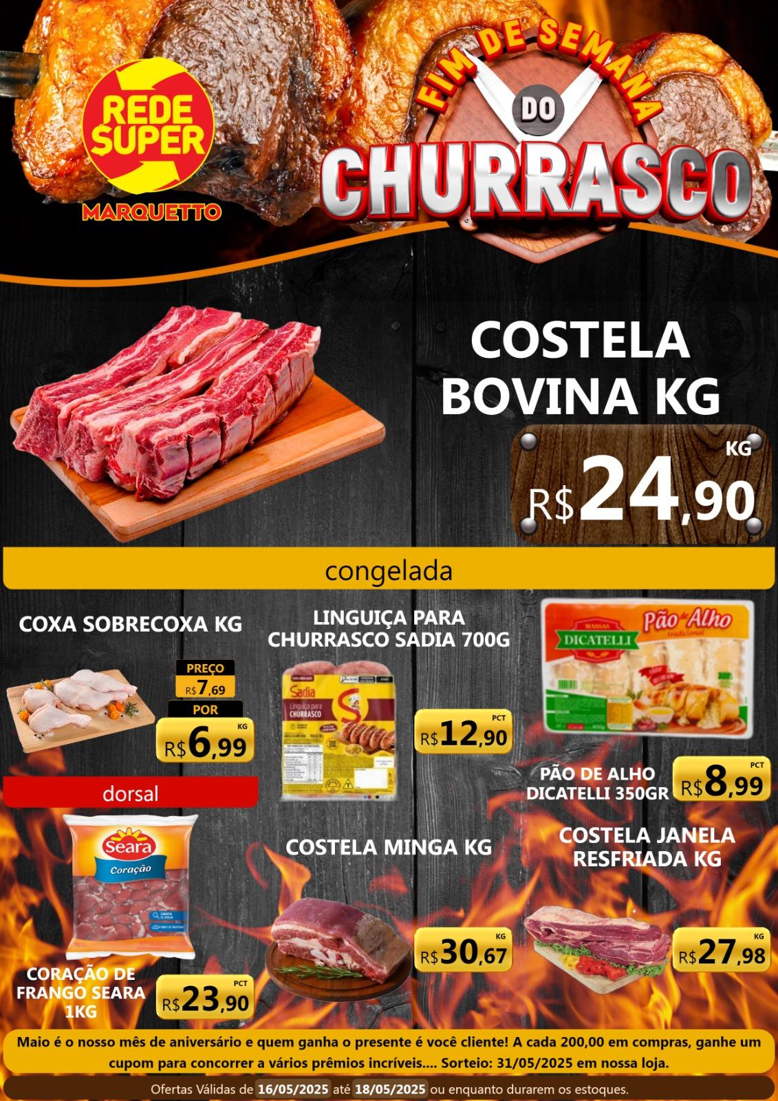 Fim de semana de ofertas imperdíveis no Marquetto Rede Super