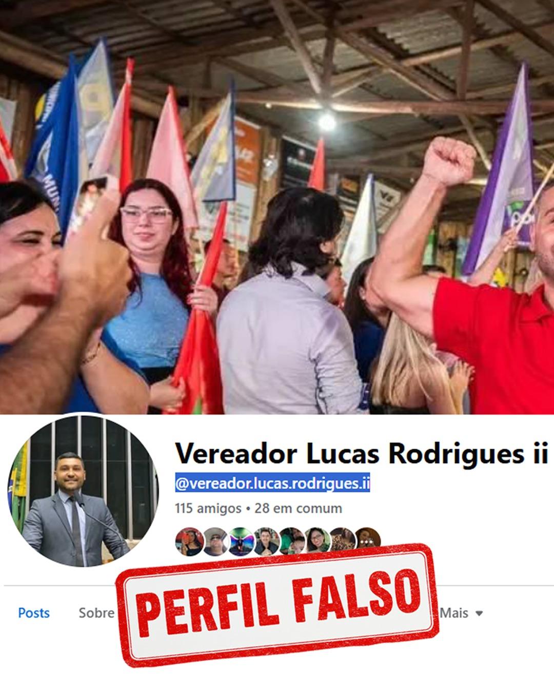 Golpistas criam perfil falso do presidente da Câmara de Pantano