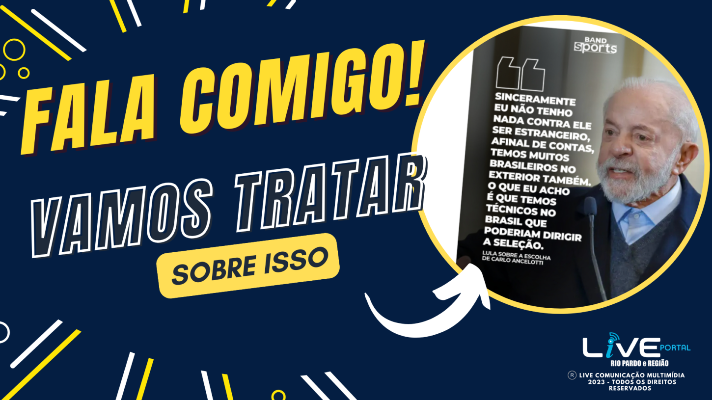 O presidente Lula falou sobre o novo técnico da seleção