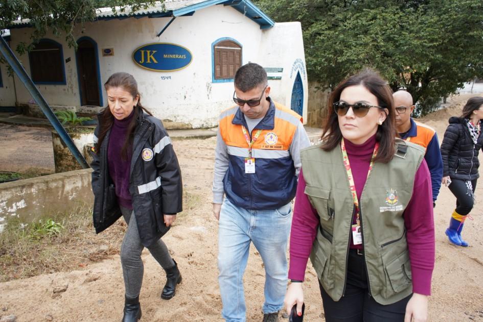 Defesa Civil do Estado visita cidades do Vale do Rio Pardo