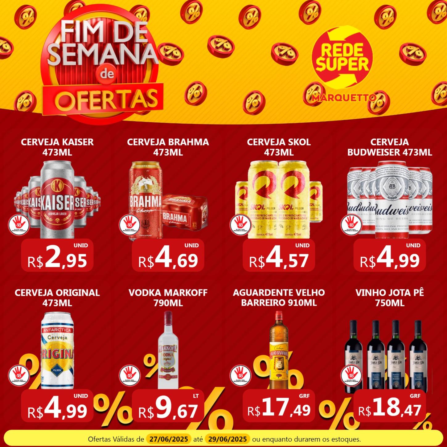 Fim de semana com muitas ofertas no Marquetto