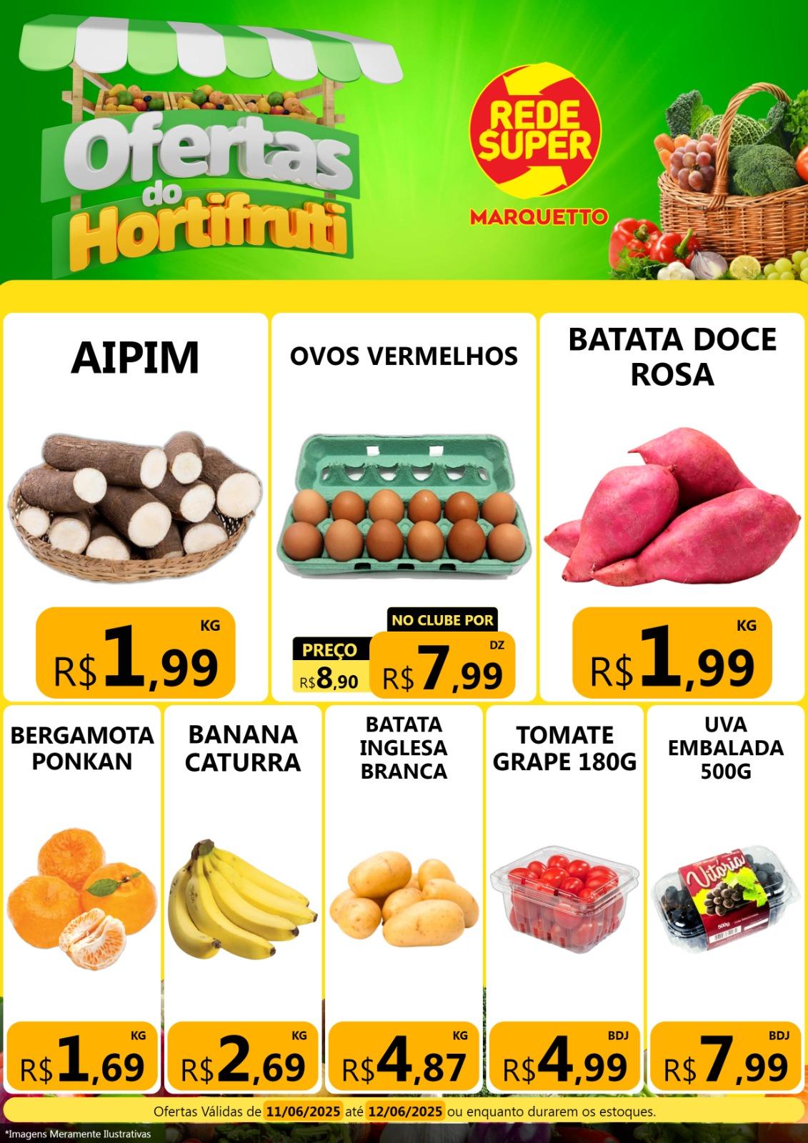 O Marquetto tem muitas ofertas nesta quarta e quinta
