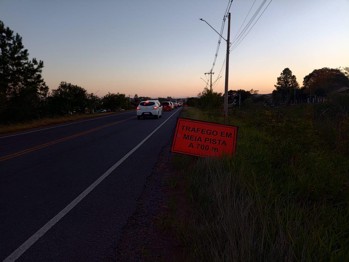 Obras deixam acesso ao interior lento