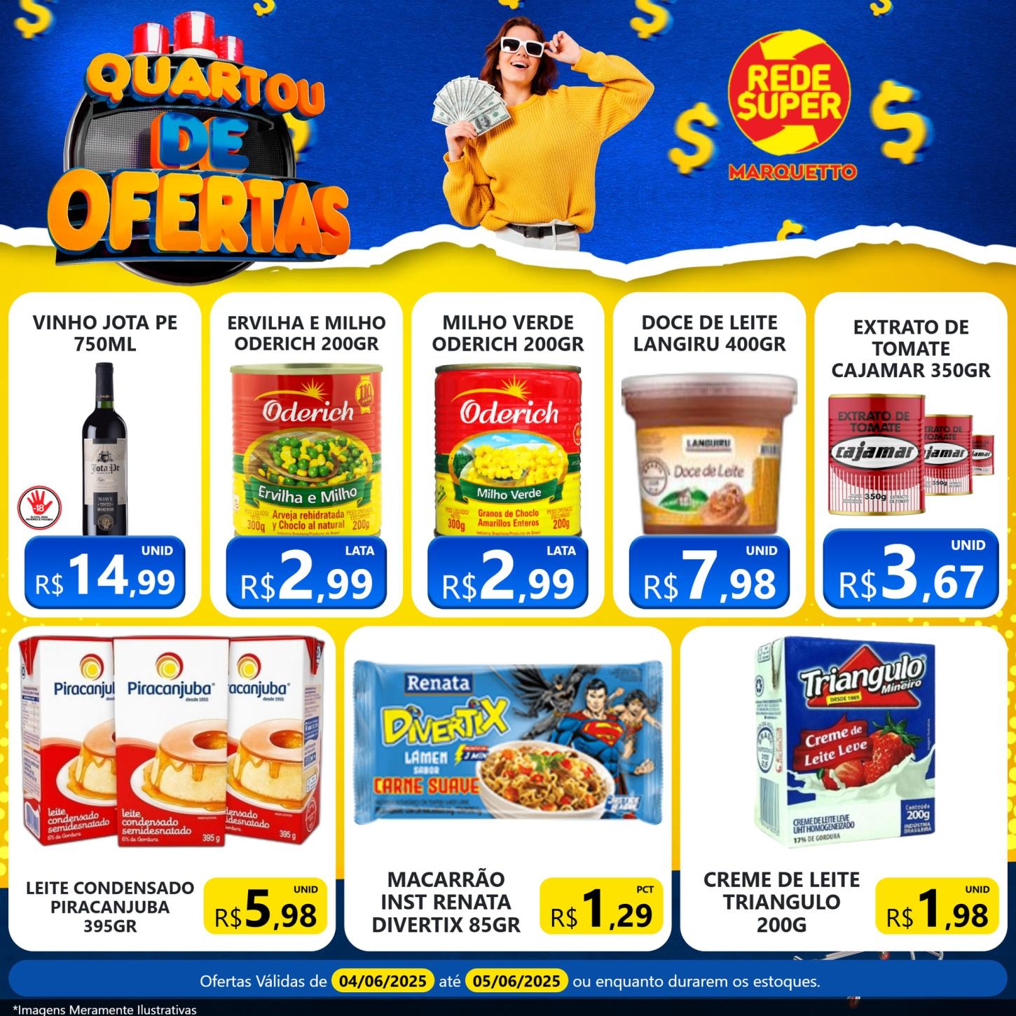 Quarta e quinta com muita economia no Marquetto