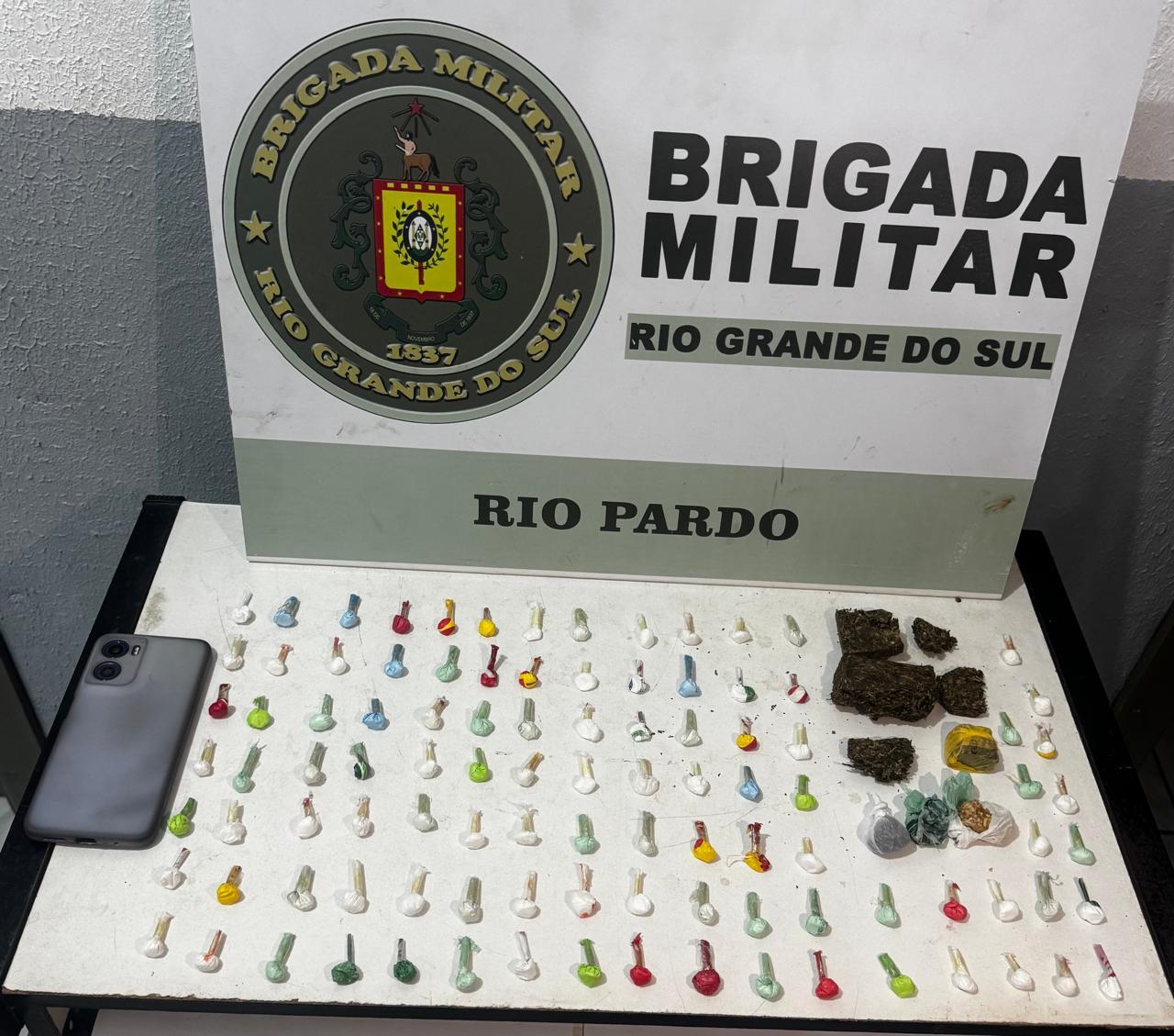 Em Rio Pardo, homem é preso suspeito de tráfico