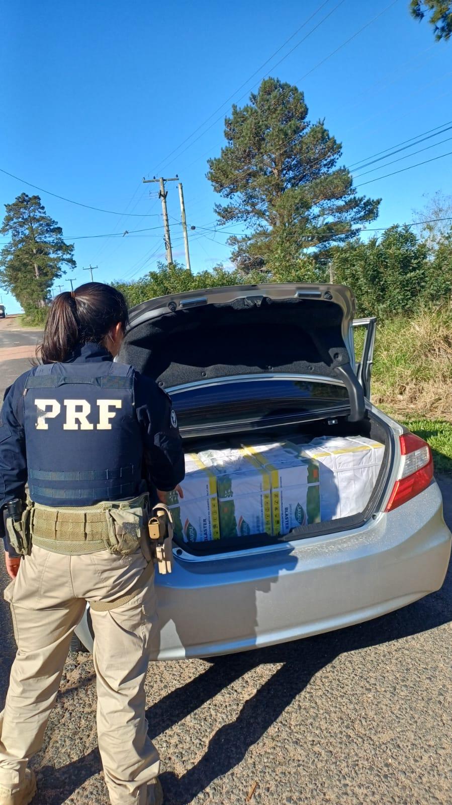 PRF prende casal transportando mais de 100kg de agrotóxicos ilegais