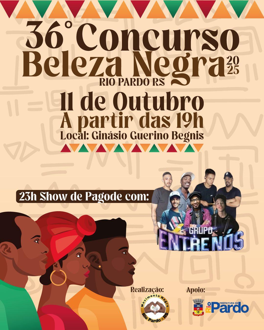 36º Concurso Beleza Negra acontece em Rio Pardo no dia 11 de outubro