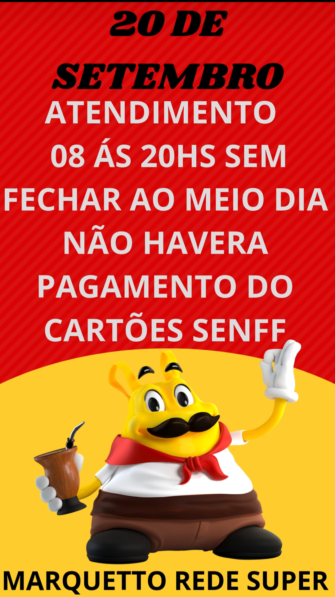 Fim de semana farroupilha mais barato no Marquetto