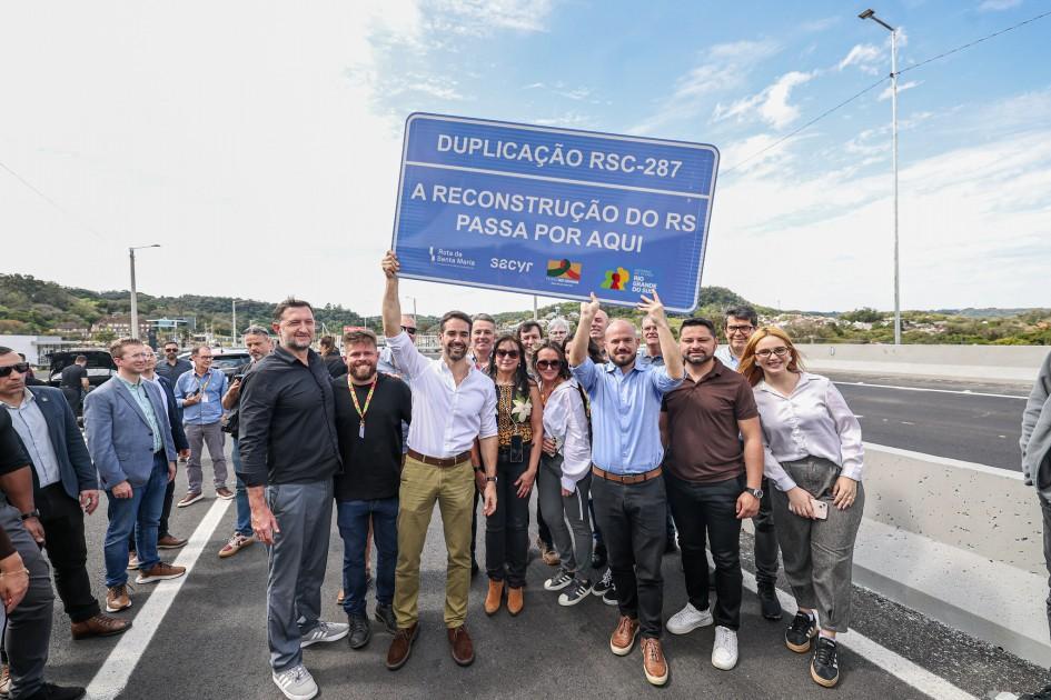 Santa Cruz - Governador entrega seis quilômetros duplicados da RSC-287