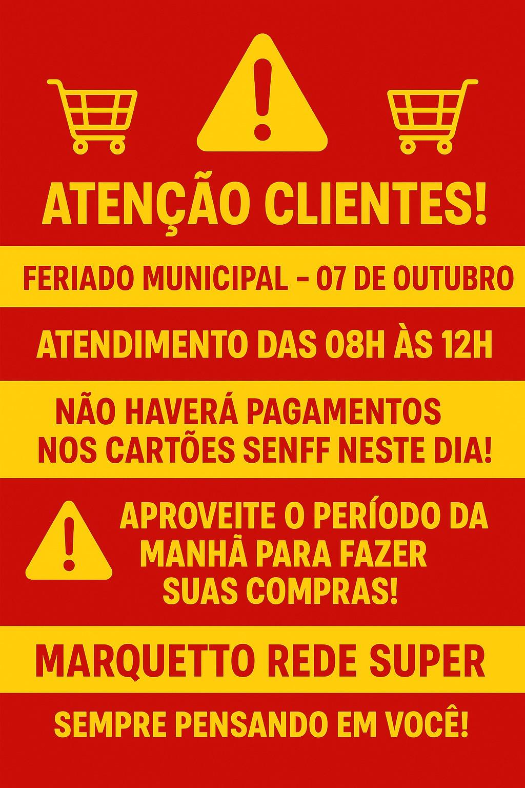 No aniversário de Rio Pardo, também tem preço baixo no Marquetto