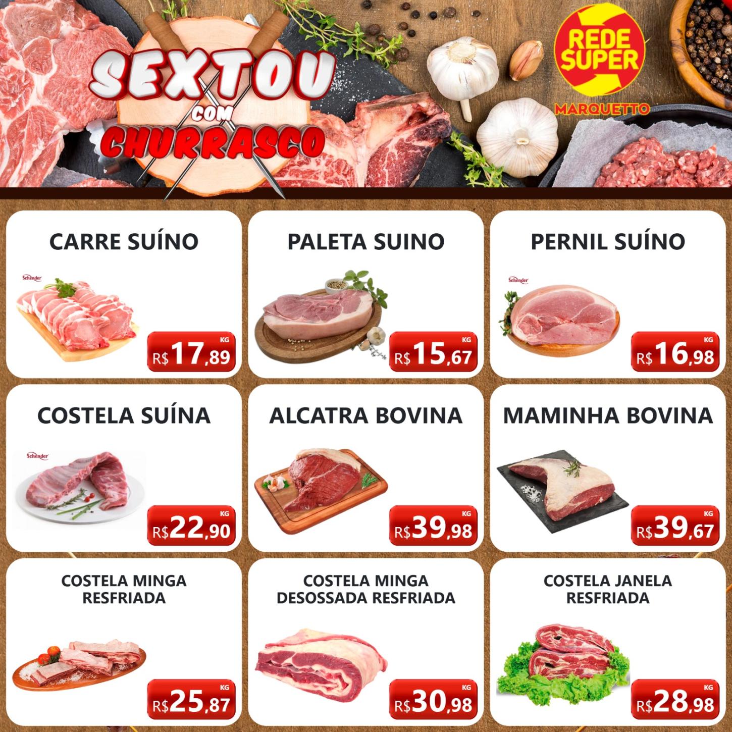 O preço mais baixo da cidade é no Marquetto