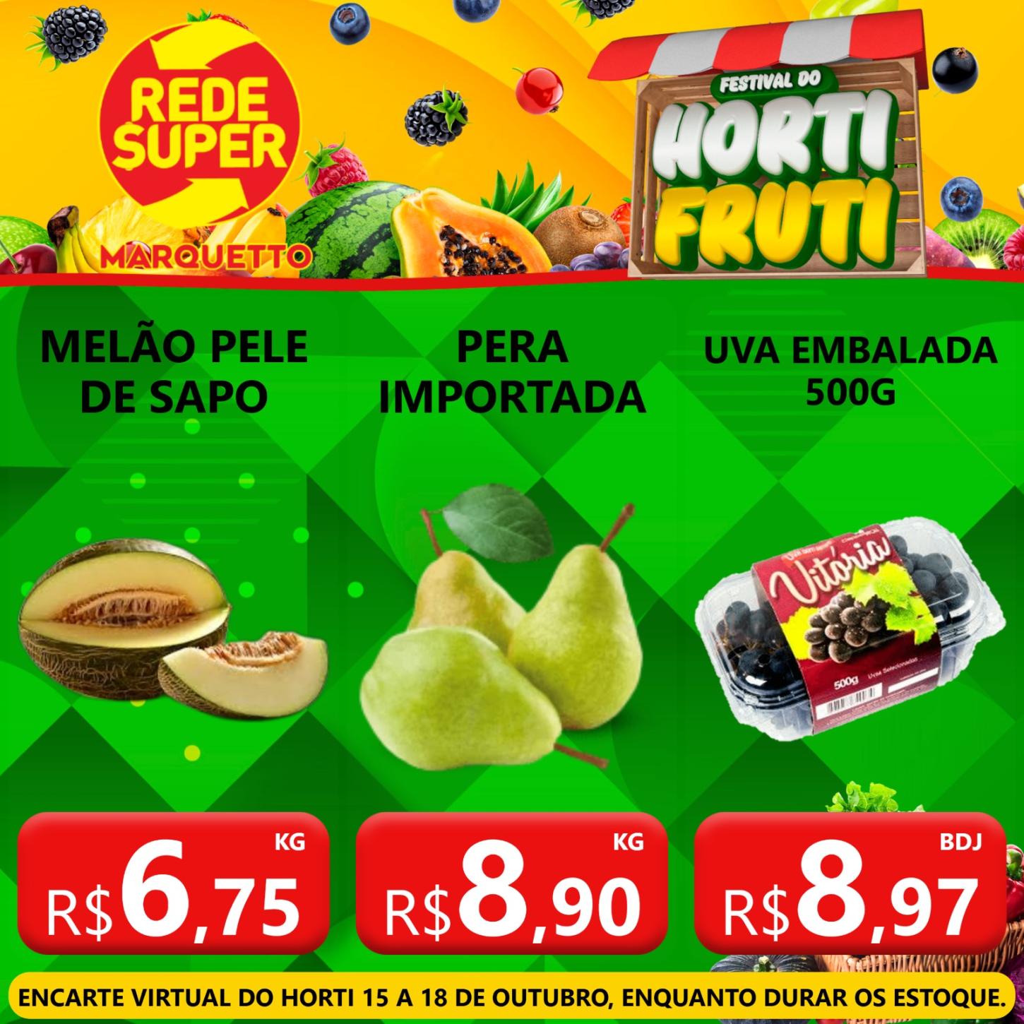 Tem Hortifruti e carnes com preço baixo e qualidade