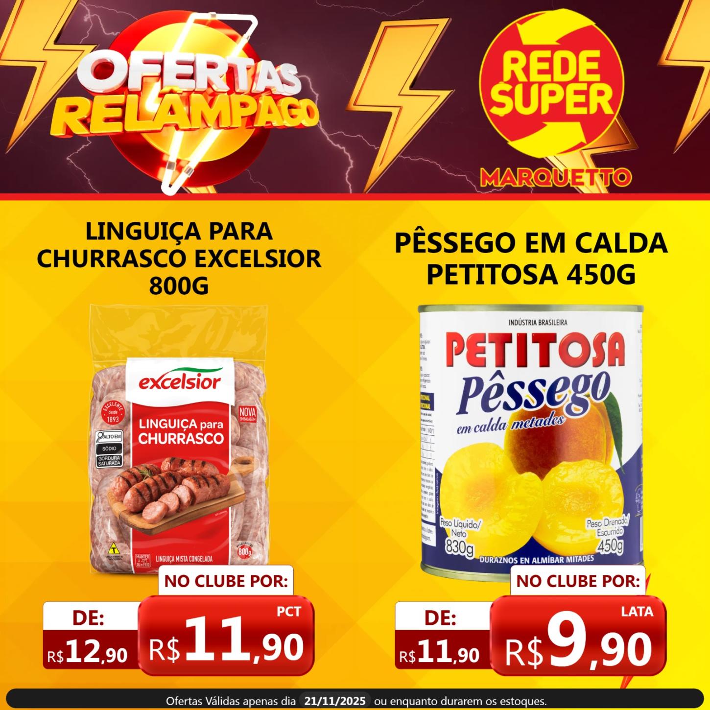 No Marquetto, você paga menos e enche mais o carrinho