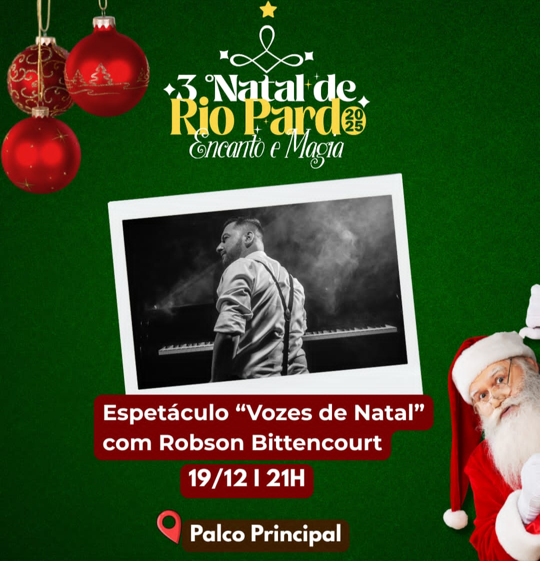Espetáculo musical celebra o espírito do Natal em Rio Pardo
