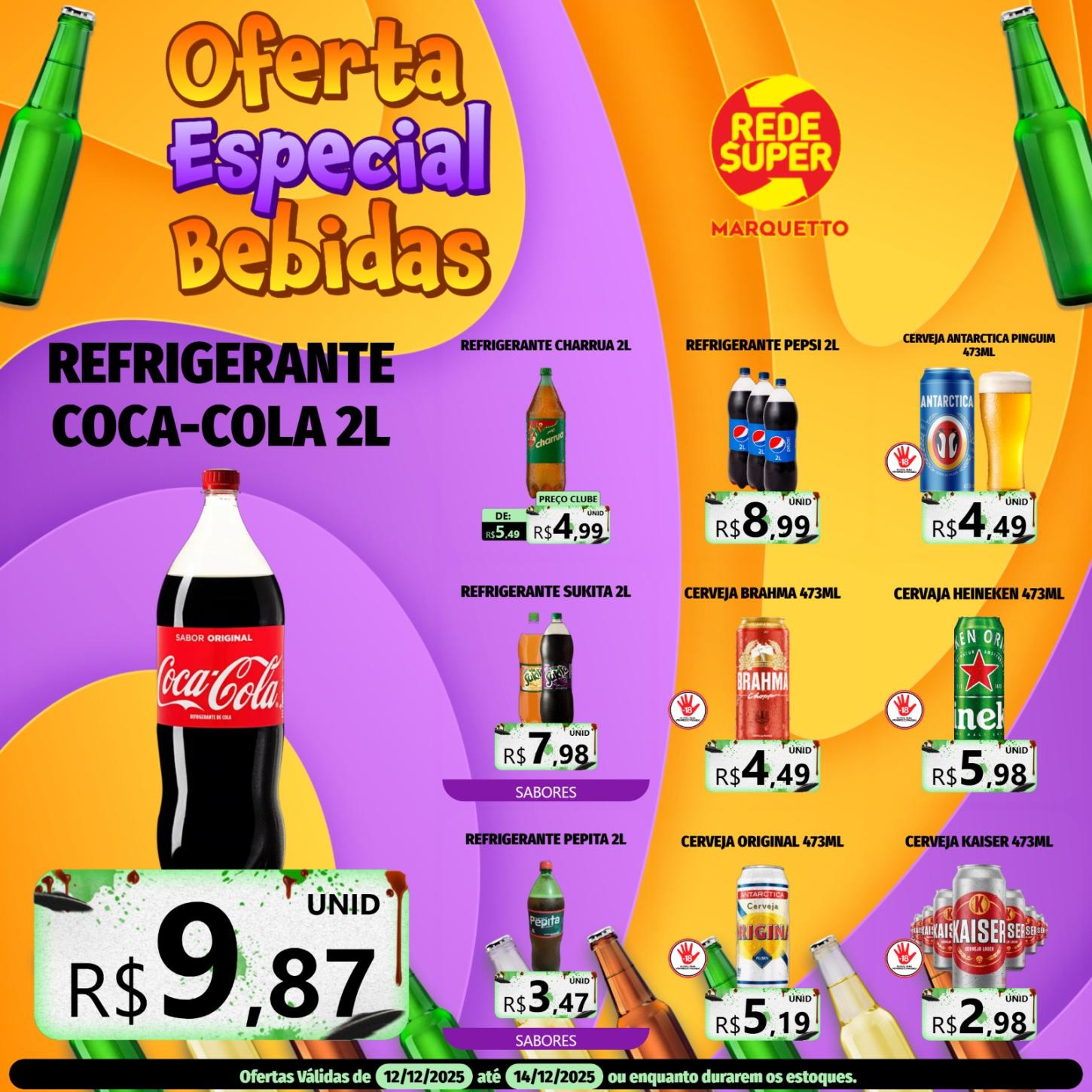 Fim de semana para aproveitar as ofertas do Marquetto