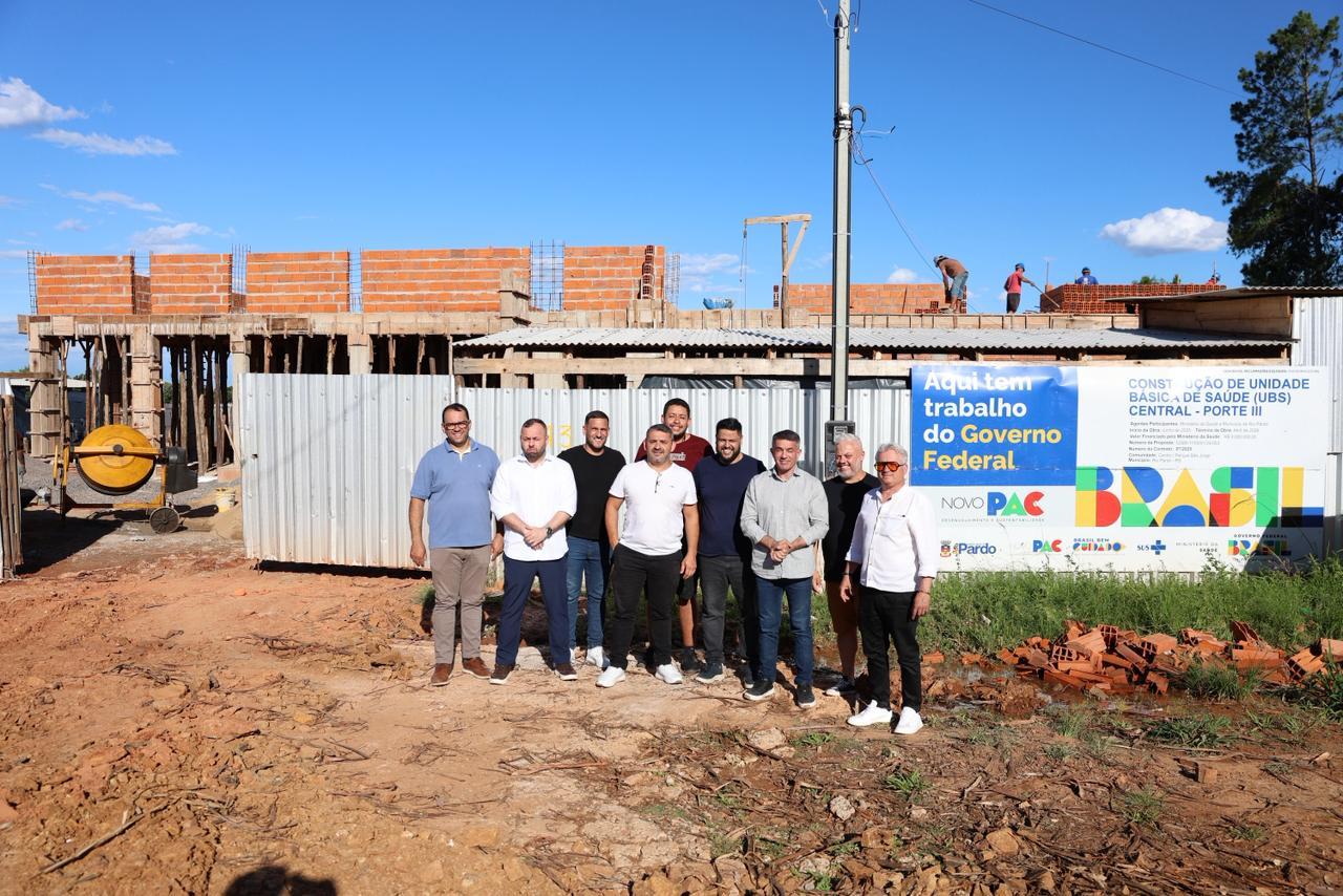 Maneco Hassen visita obras do Governo Federal em Rio Pardo