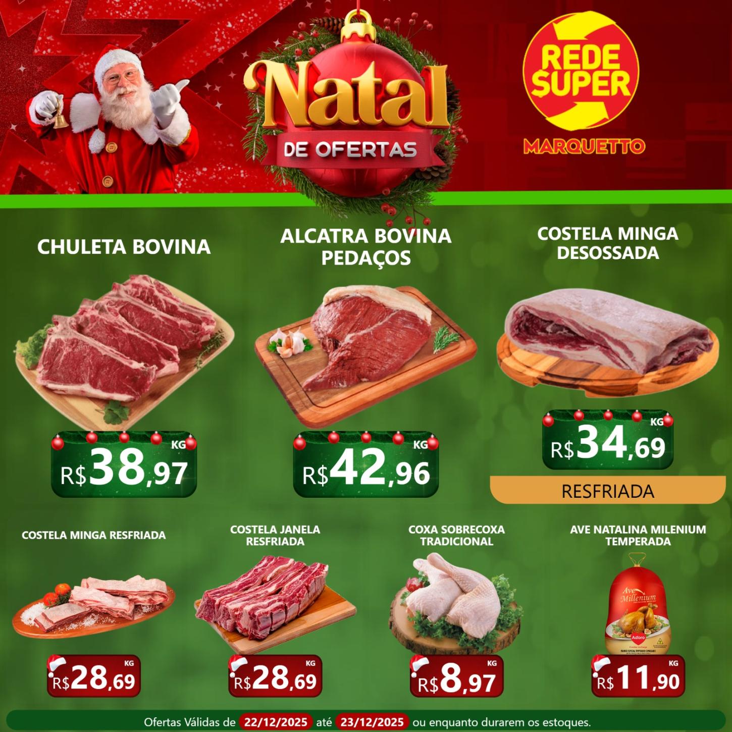 No Marquetto, o Natal não pesa no seu bolso