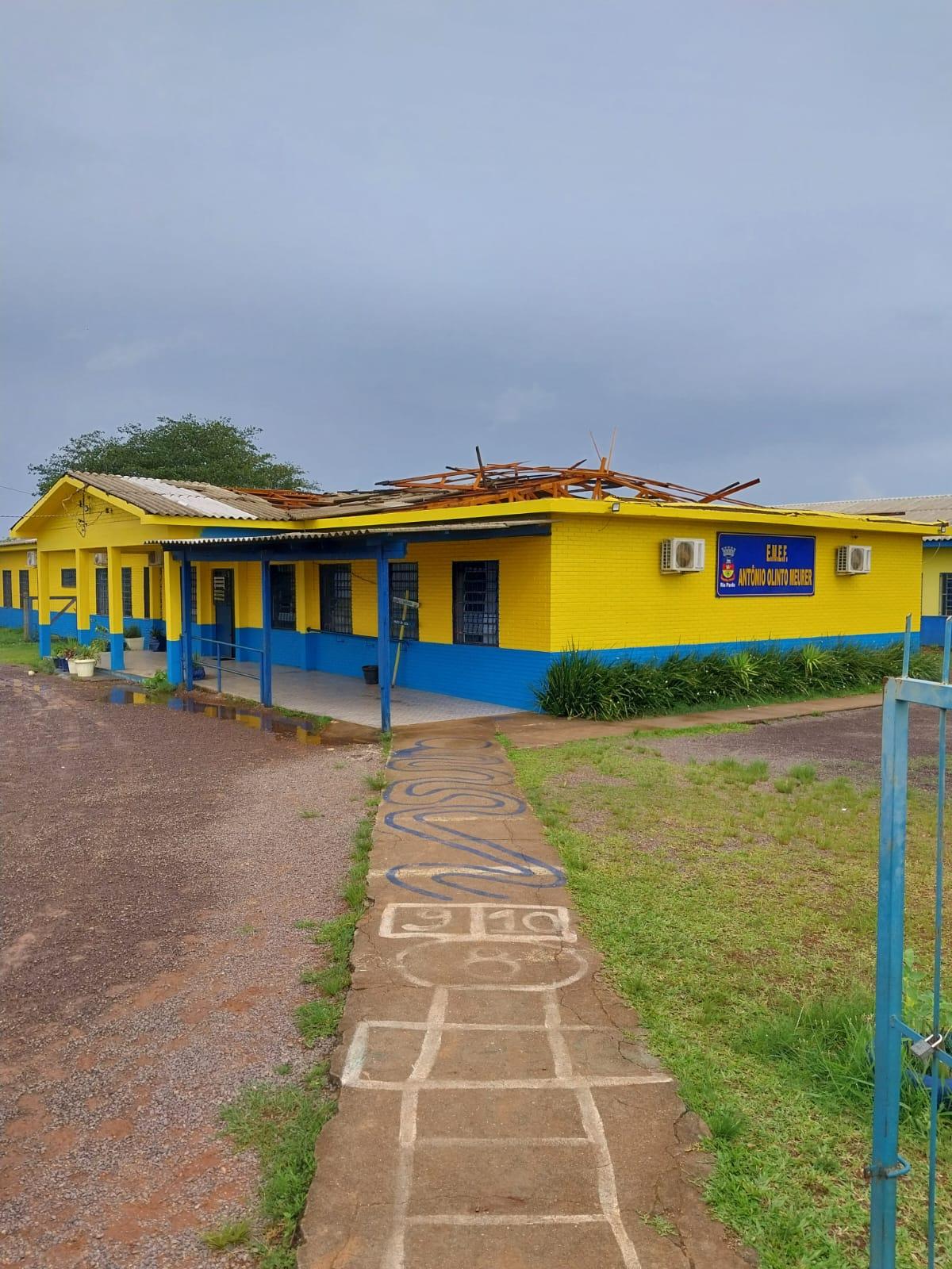 Temporal provoca estragos e deixa bairros de Rio Pardo em alerta