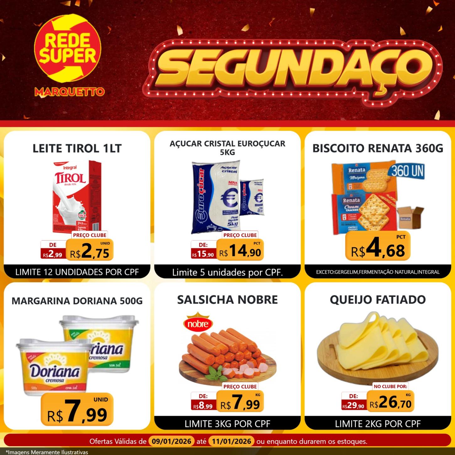 O menor preço da cidade é no Marquetto