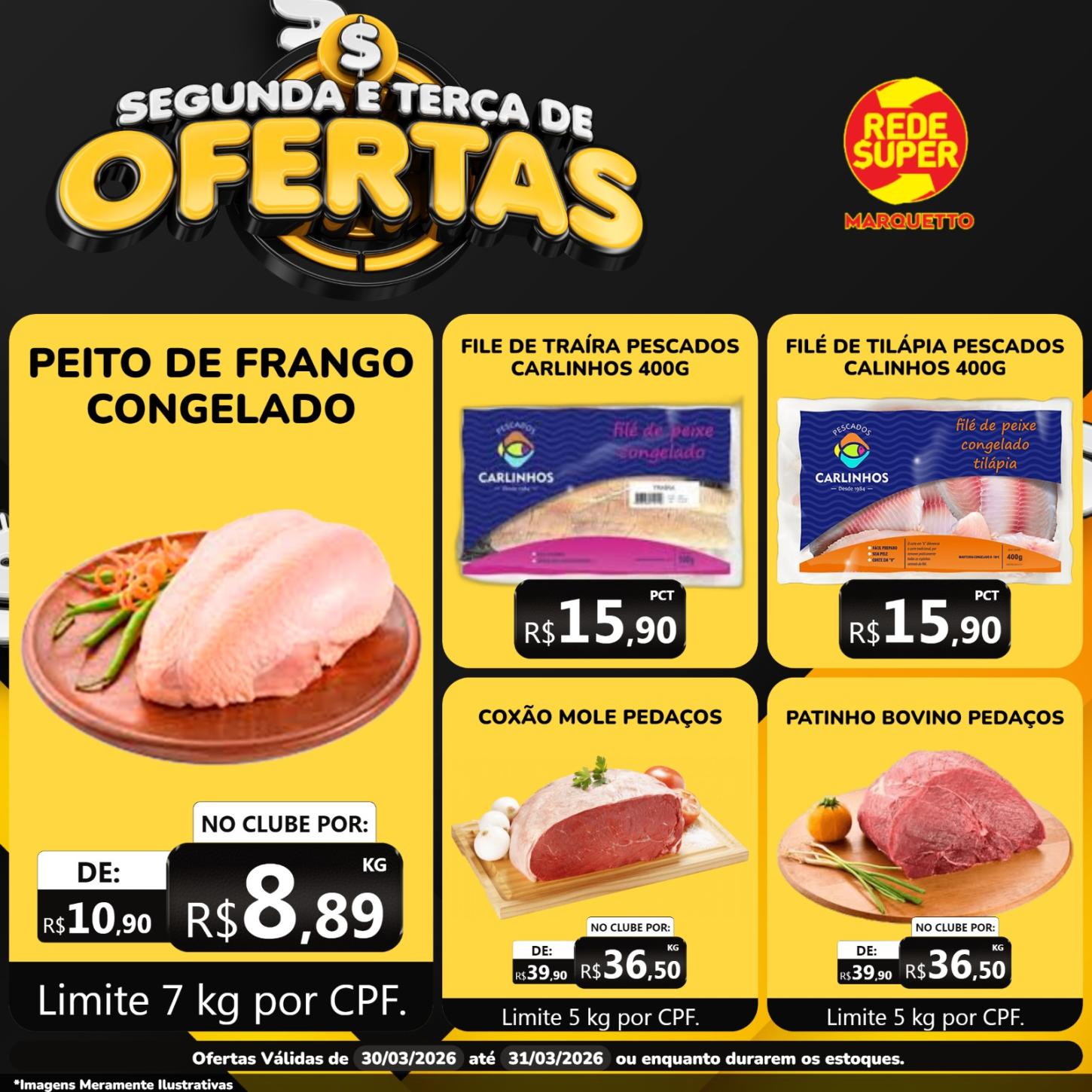 A semana começa com muitas ofertas no Marquetto