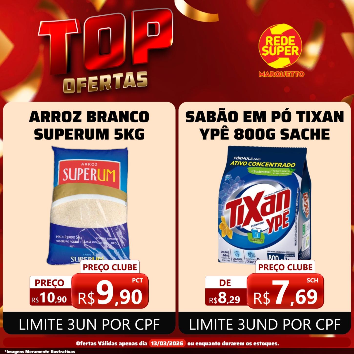 Fim de semana com muitas, mas muitas ofertas no Marquetto