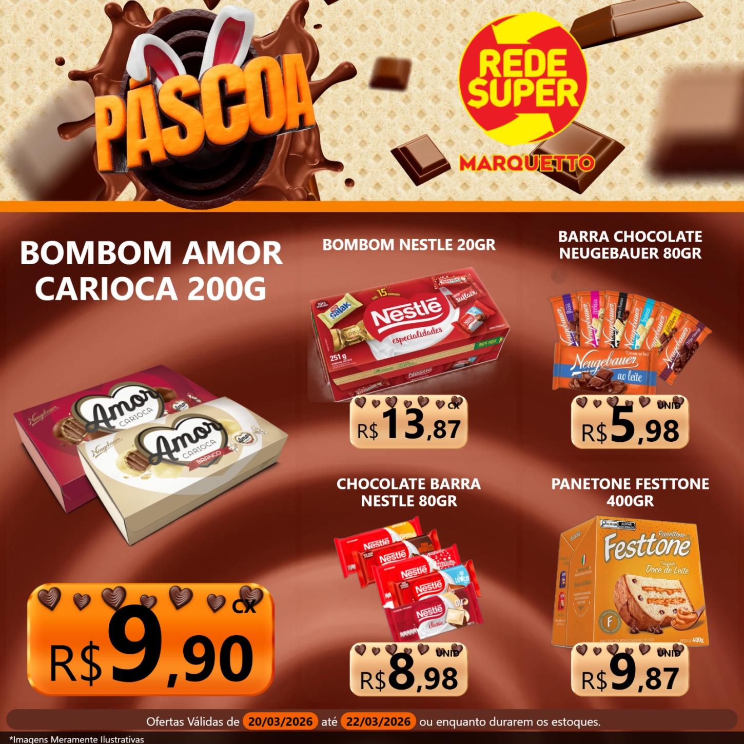 Final de semana recheado de ofertas no Marquetto