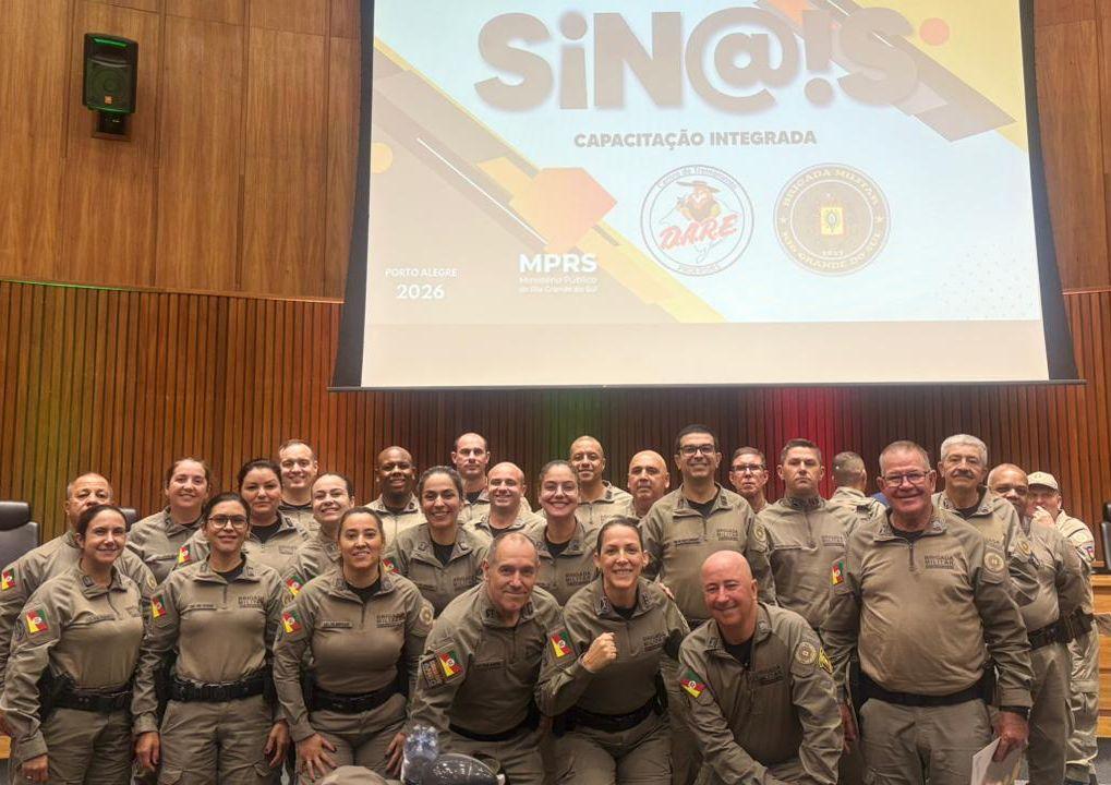 Instrutores do Proerd e Patrulha Escolar participam de capacitação integrada