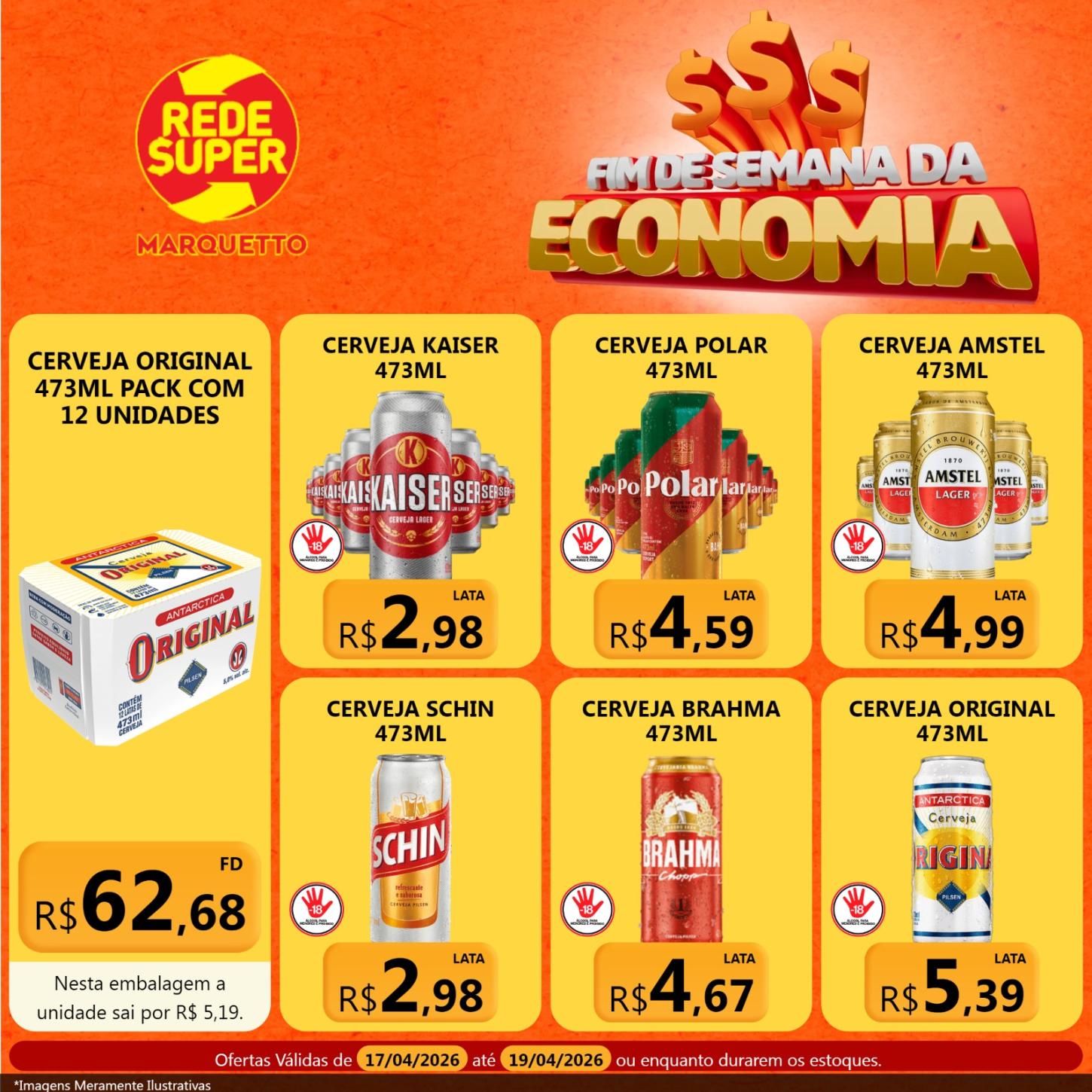 Ofertas para encher o carrinho no final de semana