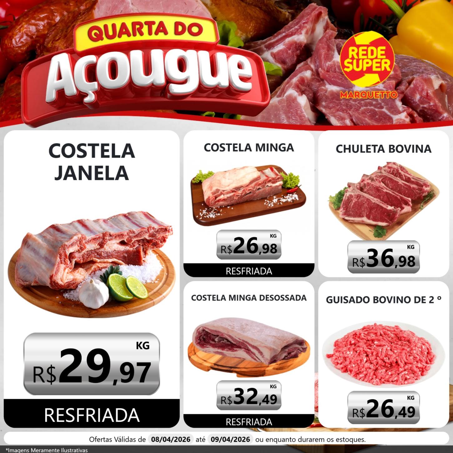 São ofertas incríveis em vários setores do Marquetto