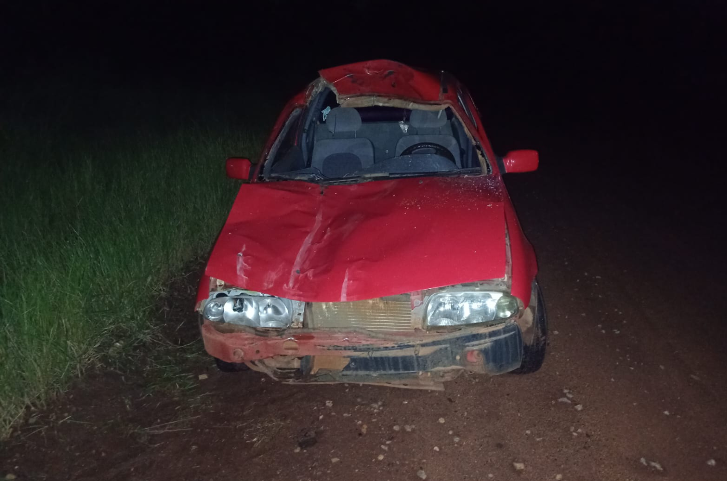 Colisão entre carro e cavalo deixa homem ferido na ERS-403, no interior de Rio Pardo