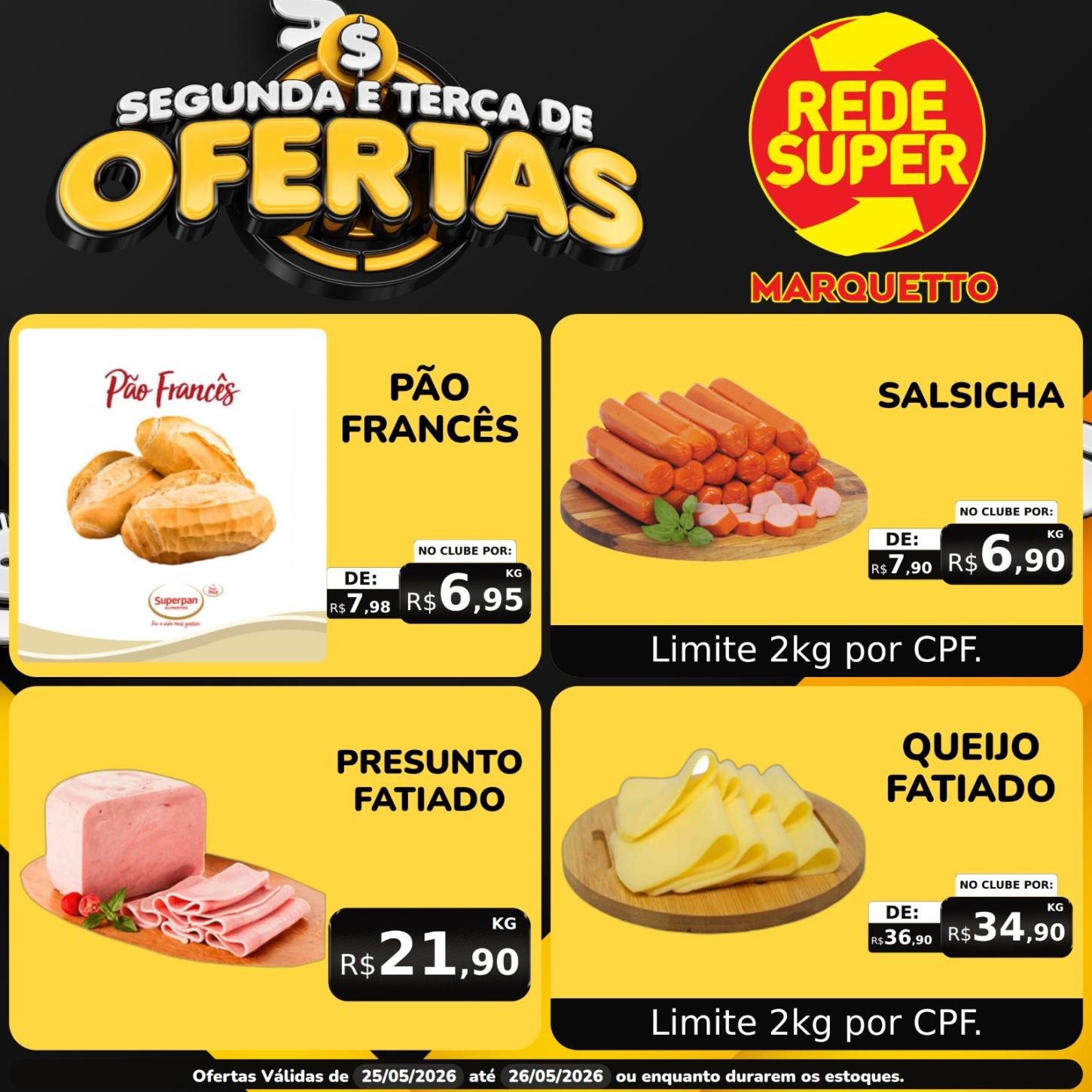 Comece a semana economizando no Marquetto