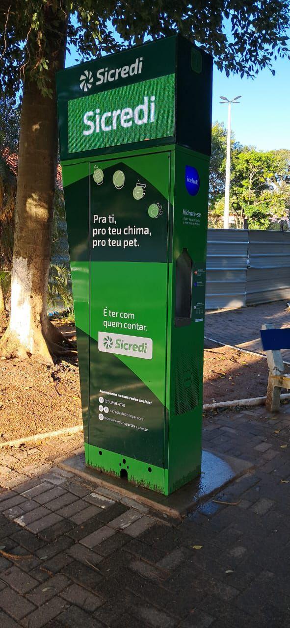 Sicredi inaugura estação pública de hidratação nesta quarta-feira em Rio Pardo