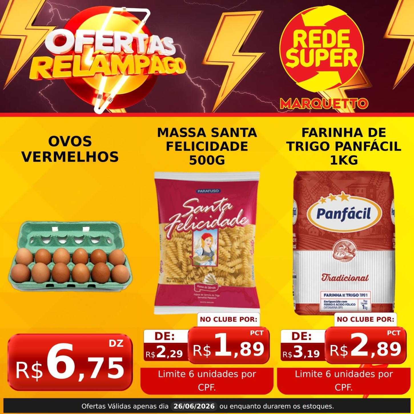 SOMENTE NESTA SEXTA NO MARQUETTO