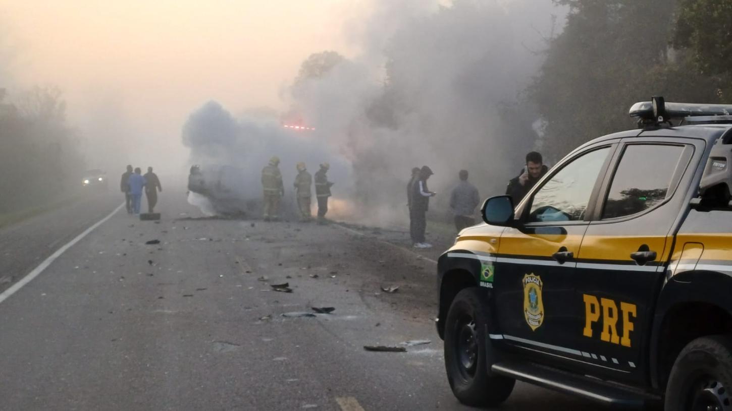 Acidente na BR-290 deixa um morto em Rio Pardo