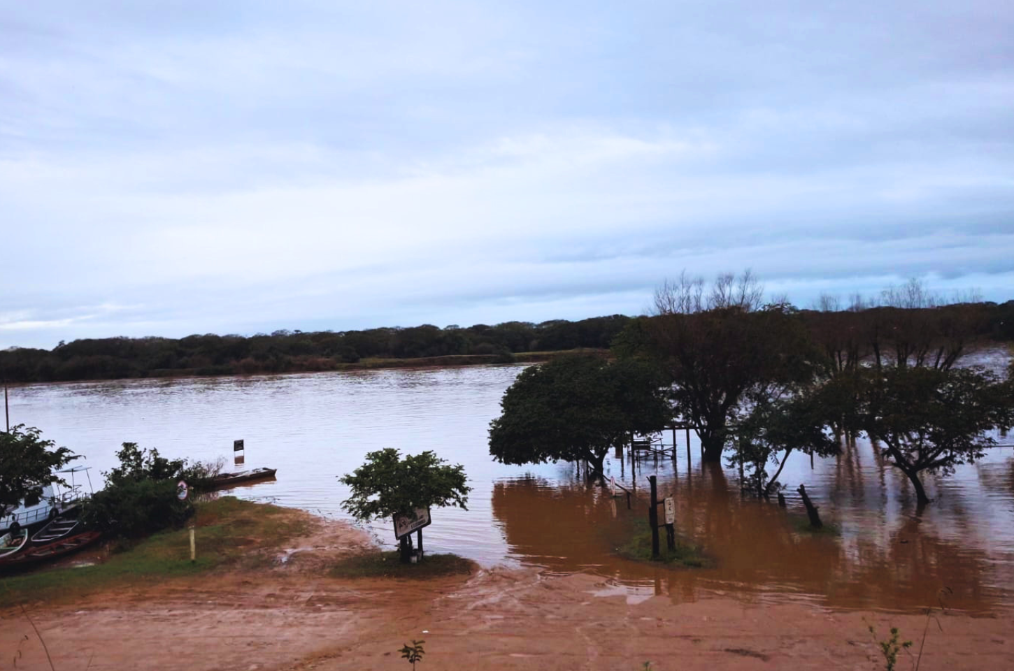 Chuva dá trégua em Rio Pardo, mas rios seguem em elevação