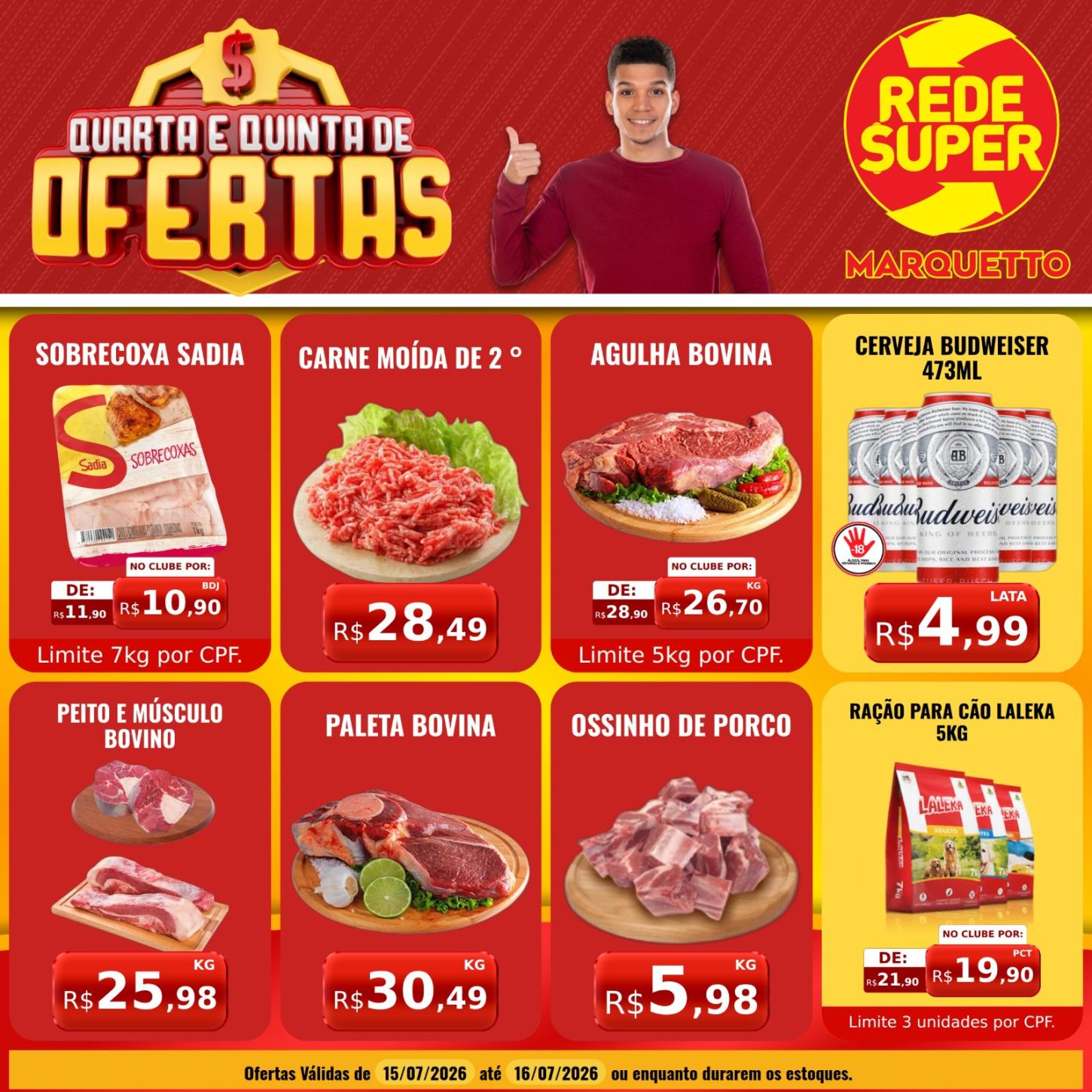 QUARTA E QUINTA NO MARQUETTO