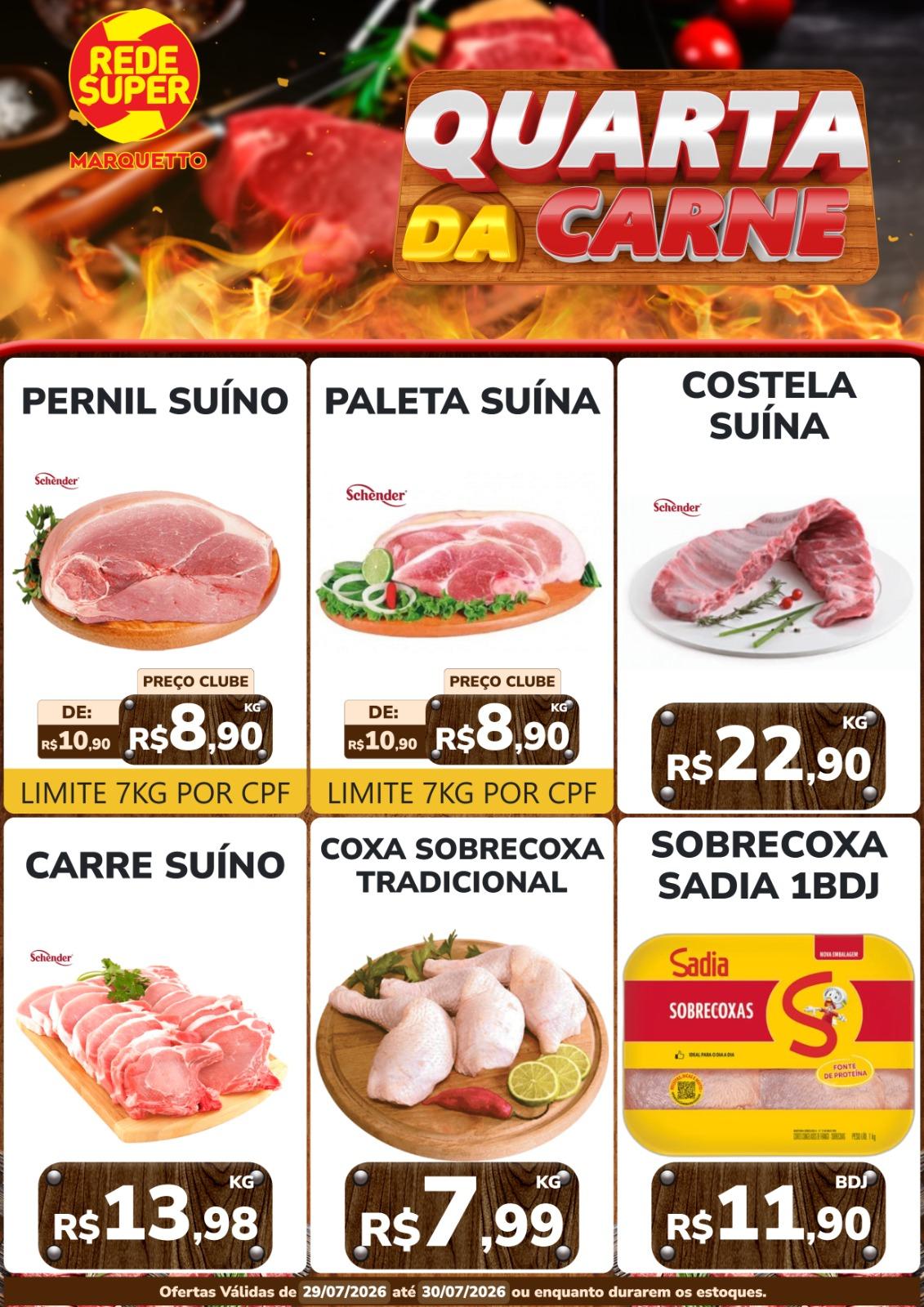 QUARTA e QUINTA no MARQUETTO