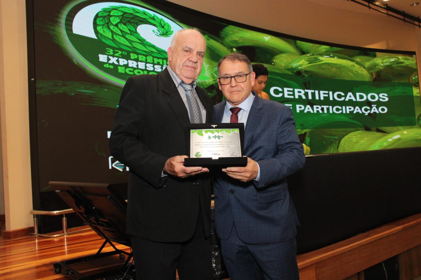 Programa Verde é Vida, da Afubra, é homenageado por seus 35 anos no Prêmio Expressão de Ecologia