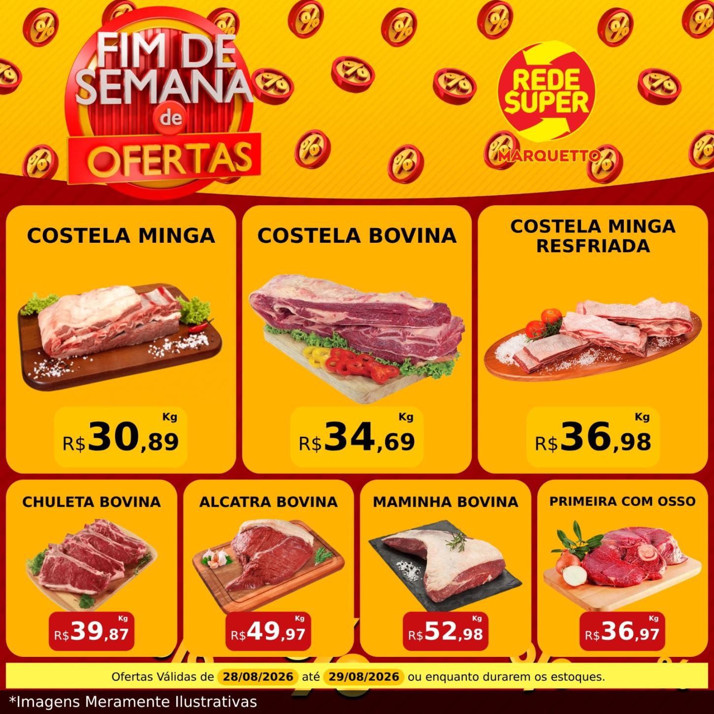 O fim de semana chega com ofertas imperdíveis no Marquetto