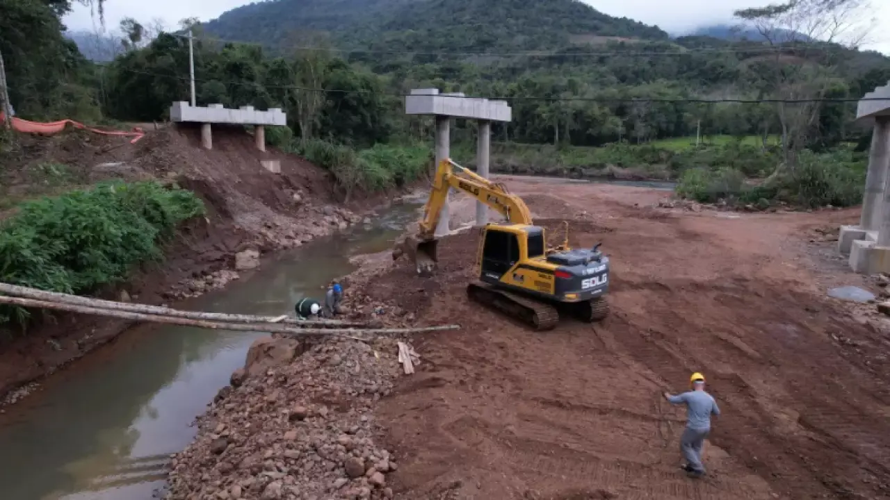 Ponte da RSC-471 será liberada nesta quarta-feira