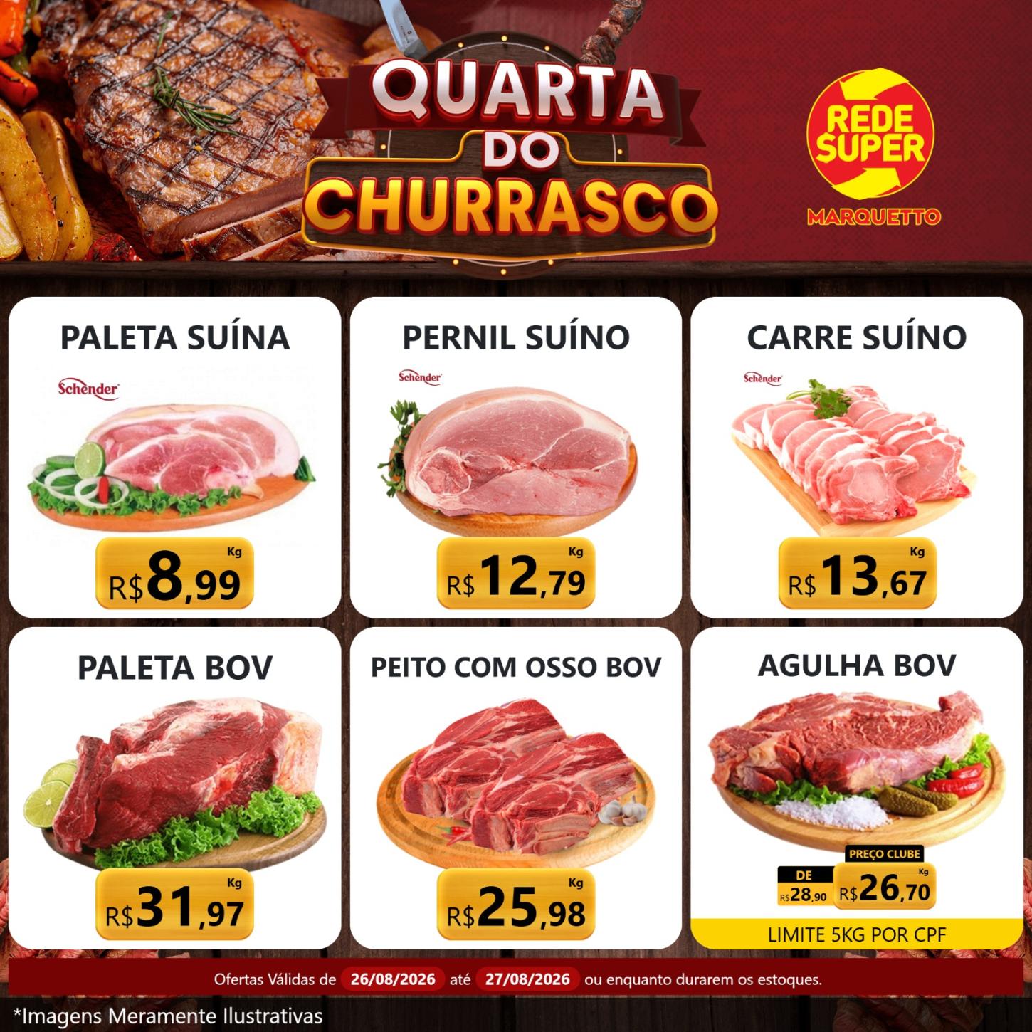 QUARTA E QUINTA NO MARQUETTO